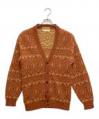 JANTZENジャンセン）の古着「ニットカーディガン」｜オレンジ