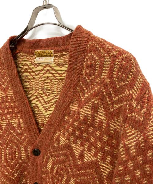 JANTZEN（ジャンセン）JANTZEN (ジャンセン) ニットカーディガン オレンジ サイズ:Mの古着・服飾アイテム