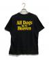 SUPREME (シュプリーム) All Dogs Go To Heaven Tee ブラック サイズ:M：10000円