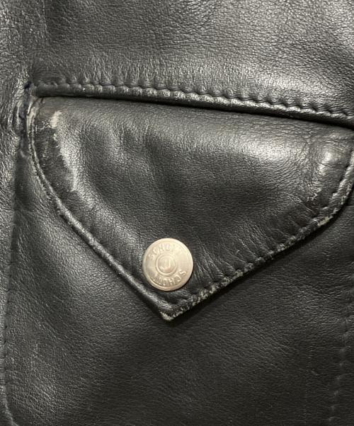 Schott（ショット）Schott (ショット) ライダースジャケット ブラック サイズ:34の古着・服飾アイテム