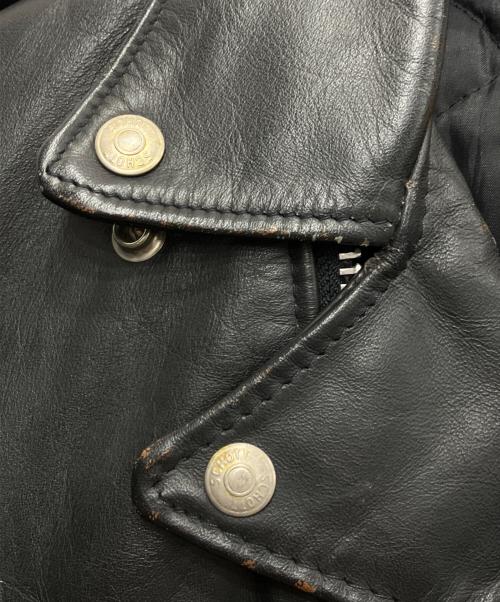 Schott（ショット）Schott (ショット) ライダースジャケット ブラック サイズ:34の古着・服飾アイテム