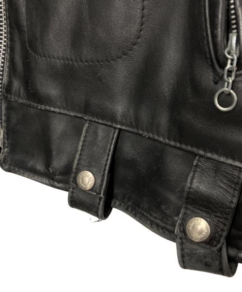 Schott（ショット）Schott (ショット) ライダースジャケット ブラック サイズ:34の古着・服飾アイテム
