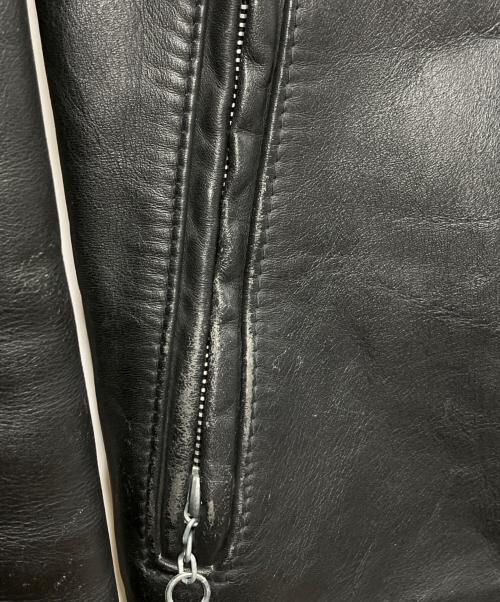 Schott（ショット）Schott (ショット) ライダースジャケット ブラック サイズ:34の古着・服飾アイテム