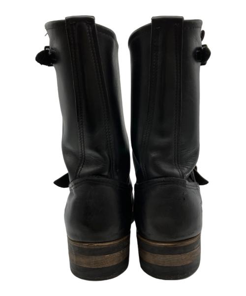 WALKER（ウォーカー）WALKER (ウォーカー) スチールトゥエンジニアブーツ ブラック サイズ:8　1/2の古着・服飾アイテム