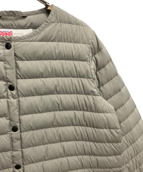 Traditional Weatherwear（トラディショナルウェザーウェア）Traditional Weatherwear (トラディショナルウェザーウェア) ARKLEY LONG DOWN PACKABLE(アークリーロングダウンパッカブル) グレー サイズ:36の古着・服飾アイテム