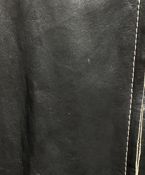 BOSS HUGO BOSS（ボス ヒューゴボス）BOSS HUGO BOSS (ボス ヒューゴボス) レザージャケット ブラック サイズ:048の古着・服飾アイテム