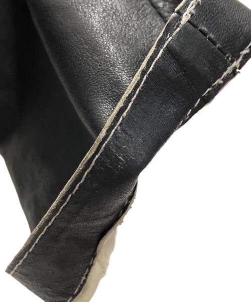 BOSS HUGO BOSS（ボス ヒューゴボス）BOSS HUGO BOSS (ボス ヒューゴボス) レザージャケット ブラック サイズ:048の古着・服飾アイテム