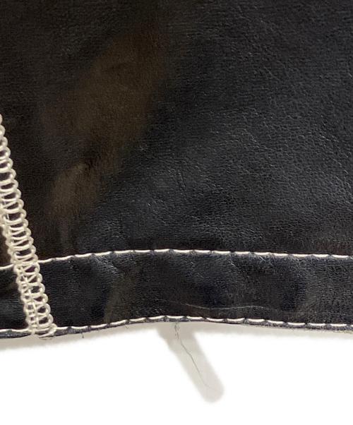 BOSS HUGO BOSS（ボス ヒューゴボス）BOSS HUGO BOSS (ボス ヒューゴボス) レザージャケット ブラック サイズ:048の古着・服飾アイテム