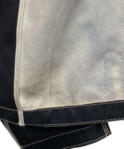 BOSS HUGO BOSS（ボス ヒューゴボス）BOSS HUGO BOSS (ボス ヒューゴボス) レザージャケット ブラック サイズ:048の古着・服飾アイテム