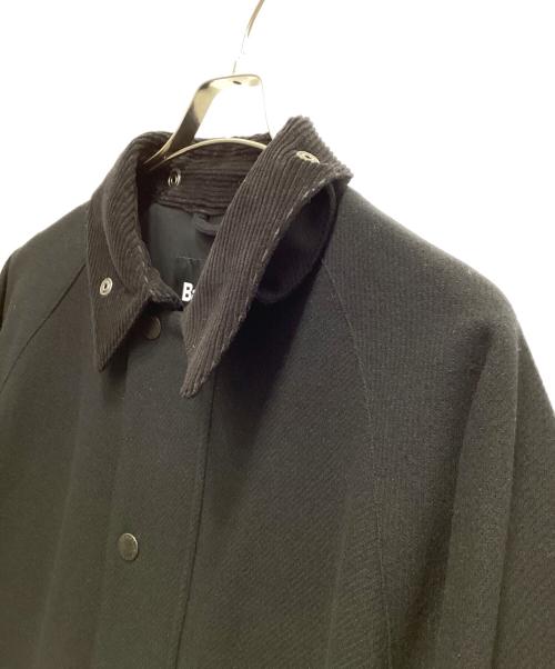 Barbour（バブアー）Barbour (バブアー) EXMOOR ウール ミドル レングス コート ブラック サイズ:40の古着・服飾アイテム