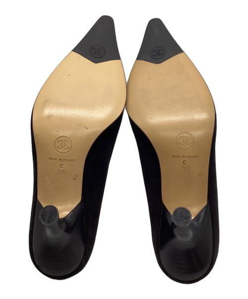 CHANEL（シャネル）CHANEL (シャネル) ヒールパンプス ブラック サイズ:36の古着・服飾アイテム