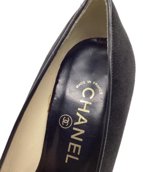 CHANEL（シャネル）CHANEL (シャネル) ヒールパンプス ブラック サイズ:36の古着・服飾アイテム