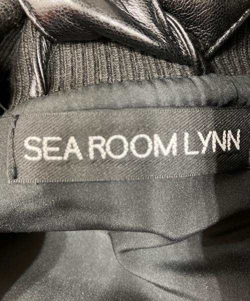 Sea Room lynn（シールームリン）Sea Room lynn (シールームリン) ECO LEATHER THERMO PUFFジャケット ブラック サイズ:Sの古着・服飾アイテム