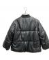 Sea Room lynn (シールームリン) ECO LEATHER THERMO PUFFジャケット ブラック サイズ:S：13000円