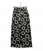 OMMOオーエムエムオー）の古着「サークル型スーパーリラックスパンツ」｜ブラック