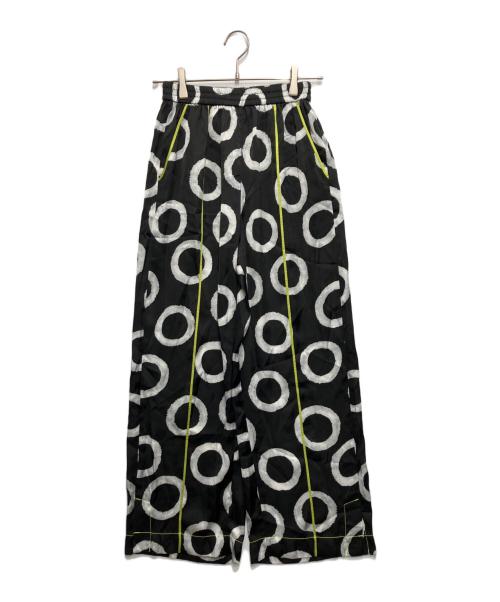 OMMO（オーエムエムオー）OMMO (オーエムエムオー) サークル型スーパーリラックスパンツ ブラック サイズ:36の古着・服飾アイテム