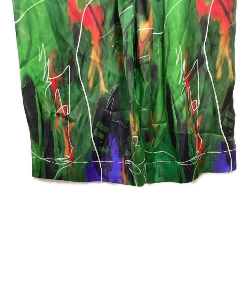 OMMO（オーエムエムオー）OMMO (オーエムエムオー) リラックスパンツ グリーン サイズ:36の古着・服飾アイテム