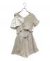HER LIP TO (ハーリップトゥ) Bicolor Ribbon-Motif Romper ベージュ サイズ:M：8000円