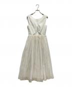 Estella.Kエステラケー）の古着「Jazmin Pleaded Dress」｜ホワイト
