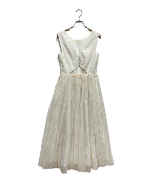 Estella.K（エステラケー）Estella.K (エステラケー) Jazmin Pleaded Dress ホワイト サイズ:freeの古着・服飾アイテム