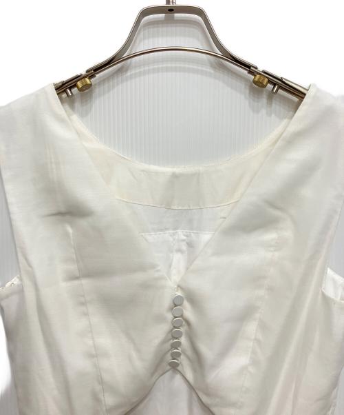 Estella.K（エステラケー）Estella.K (エステラケー) Jazmin Pleaded Dress ホワイト サイズ:freeの古着・服飾アイテム