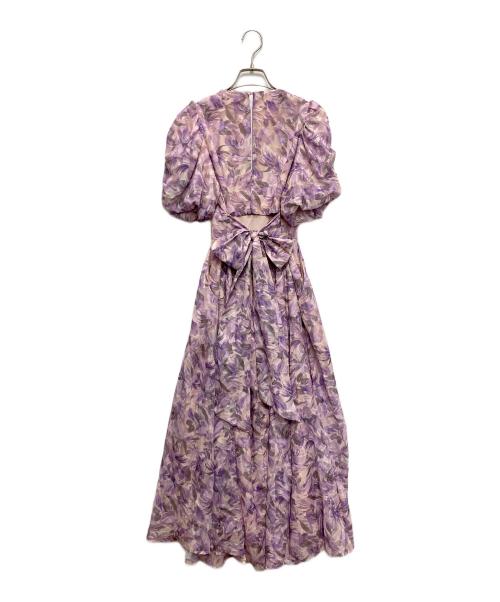 Estella.K（エステラケー）Estella.K (エステラケー) Harper Floral Dress パープル サイズ:freeの古着・服飾アイテム