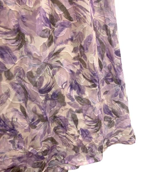 Estella.K（エステラケー）Estella.K (エステラケー) Harper Floral Dress パープル サイズ:freeの古着・服飾アイテム