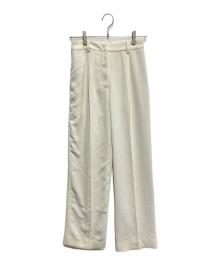 ERADIE（エラディエ）の古着「Center tack press straight pants」｜ホワイト