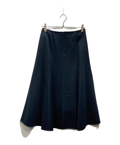 ADORE（アドーア）ADORE (アドーア) アシメフレアスカート ネイビー サイズ:38の古着・服飾アイテム