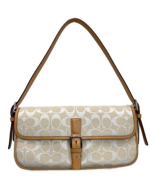 COACH（コーチ）COACH (コーチ) ワンショルダーバッグ ベージュの古着・服飾アイテム