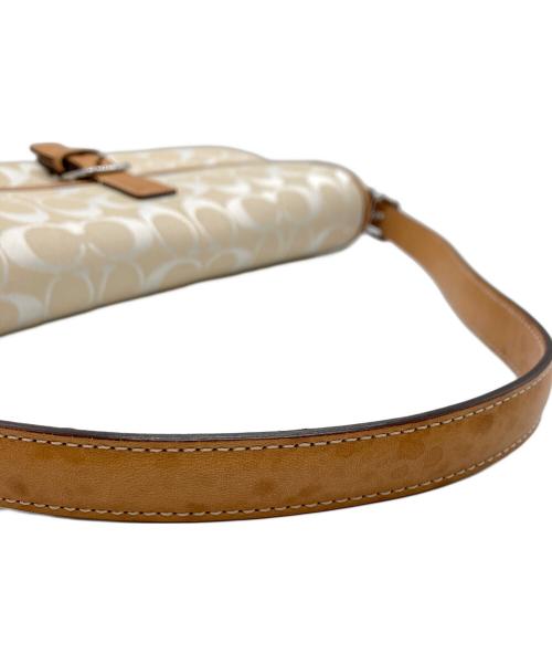 COACH（コーチ）COACH (コーチ) ワンショルダーバッグ ベージュの古着・服飾アイテム