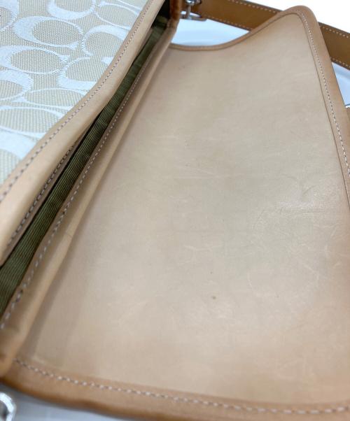 COACH（コーチ）COACH (コーチ) ワンショルダーバッグ ベージュの古着・服飾アイテム