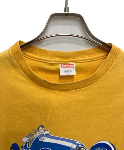 SUPREME（シュプリーム）SUPREME (シュプリーム) Monaco Racing Car Tee（モナコ レーシング カー ティー） イエロー サイズ:Mの古着・服飾アイテム