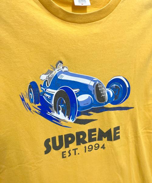 SUPREME（シュプリーム）SUPREME (シュプリーム) Monaco Racing Car Tee（モナコ レーシング カー ティー） イエロー サイズ:Mの古着・服飾アイテム