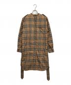 BURBERRYバーバリー）の古着「ノバチェックワンピース」｜ベージュ