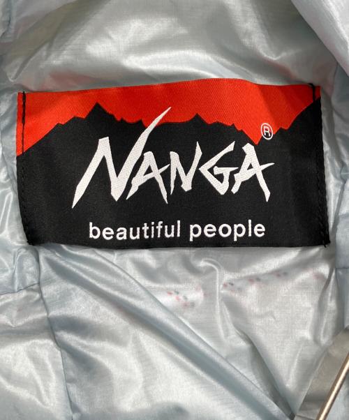 beautiful people（ビューティフルピープル）beautiful people (ビューティフルピープル) NANGA (ナンガ) sleeping bag down coat サックスブルー サイズ:38の古着・服飾アイテム