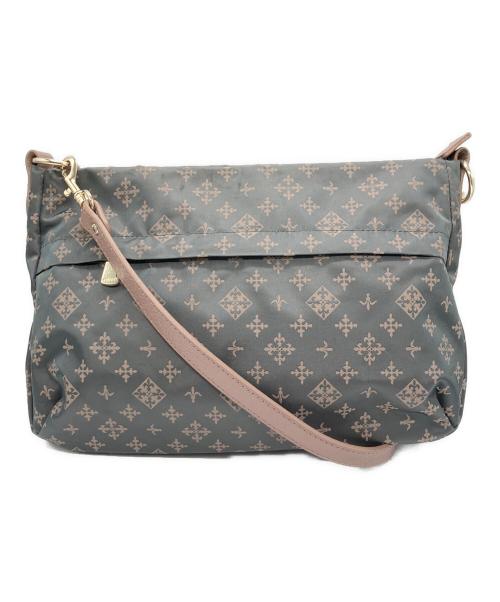 russet（ラシット）russet (ラシット) ショルダーバッグ グレー×ピンクの古着・服飾アイテム