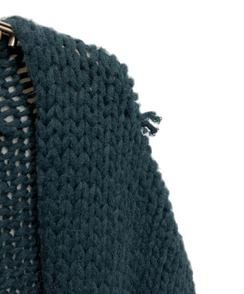 ADAWAS（アダワス）ADAWAS (アダワス) ローゲージニットカーディガン グリーン サイズ:FREE 未使用品の古着・服飾アイテム