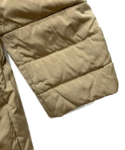 MaxMara（マックスマーラ）MaxMara (マックスマーラ) ファー付きダウンコート ベージュ サイズ:40の古着・服飾アイテム