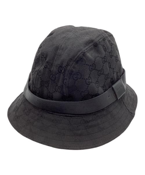 GUCCI（グッチ）GUCCI (グッチ) バケットハット ブラック サイズ:Lの古着・服飾アイテム