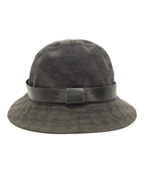 GUCCI（グッチ）GUCCI (グッチ) バケットハット ブラック サイズ:Lの古着・服飾アイテム