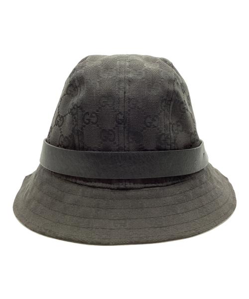 GUCCI（グッチ）GUCCI (グッチ) バケットハット ブラック サイズ:Lの古着・服飾アイテム