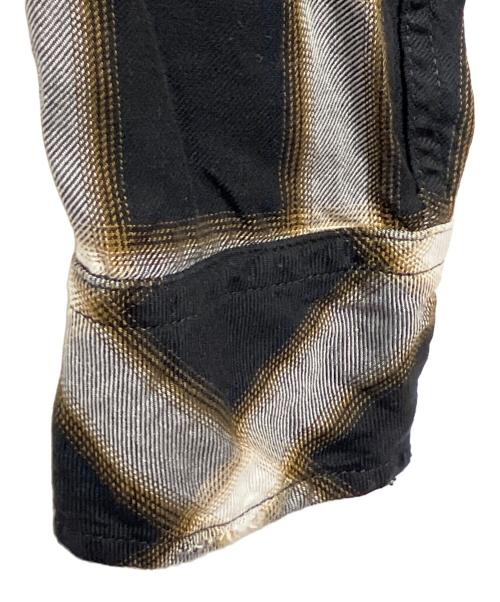 DIESEL（ディーゼル）DIESEL (ディーゼル) オンブレチェックシャツ ブラック サイズ:Mの古着・服飾アイテム