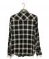 DIESEL (ディーゼル) オンブレチェックシャツ ブラック サイズ:M：5000円