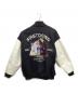 FIRST DOWN (ファーストダウン) 袖レザー刺繍スタジャン ブラック サイズ:M：9000円