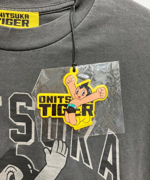 Onitsuka Tiger（オニツカタイガー）Onitsuka Tiger (オニツカタイガー) WASHED OVERSIZED GRAPHIC TEE グレー サイズ:Ｍの古着・服飾アイテム