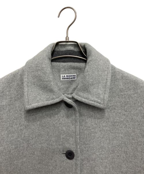LA MARINE FRANCAISE（マリンフランセーズ）LA MARINE FRANCAISE (マリンフランセーズ) リバードルマンミドルコート グレー サイズ:FREEの古着・服飾アイテム
