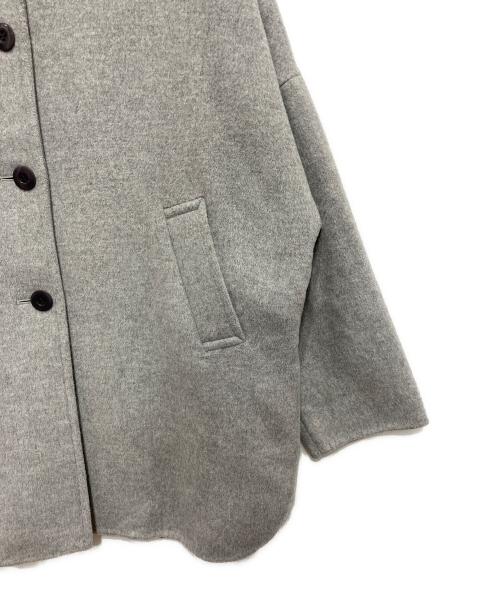 LA MARINE FRANCAISE（マリンフランセーズ）LA MARINE FRANCAISE (マリンフランセーズ) リバードルマンミドルコート グレー サイズ:FREEの古着・服飾アイテム