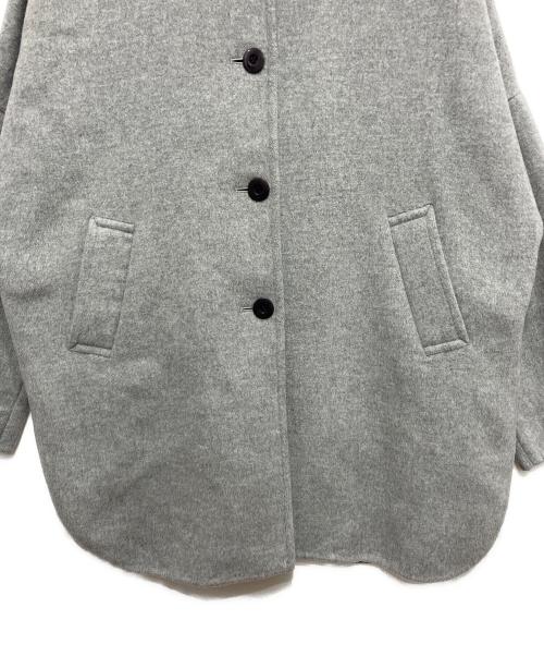 LA MARINE FRANCAISE（マリンフランセーズ）LA MARINE FRANCAISE (マリンフランセーズ) リバードルマンミドルコート グレー サイズ:FREEの古着・服飾アイテム