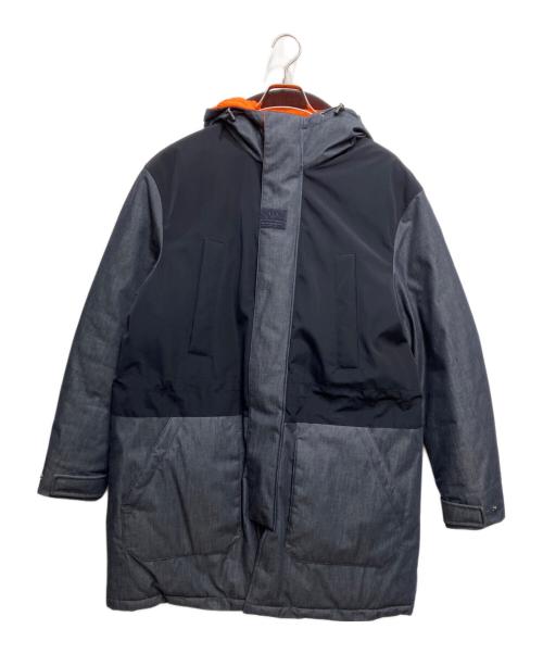 ARMANI EXCHANGE（アルマーニ エクスチェンジ）ARMANI EXCHANGE (アルマーニ エクスチェンジ) フーデッドコート ネイビー サイズ:Sの古着・服飾アイテム